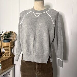 Women’s Crewneck FRAME Gray Sweater Sz M